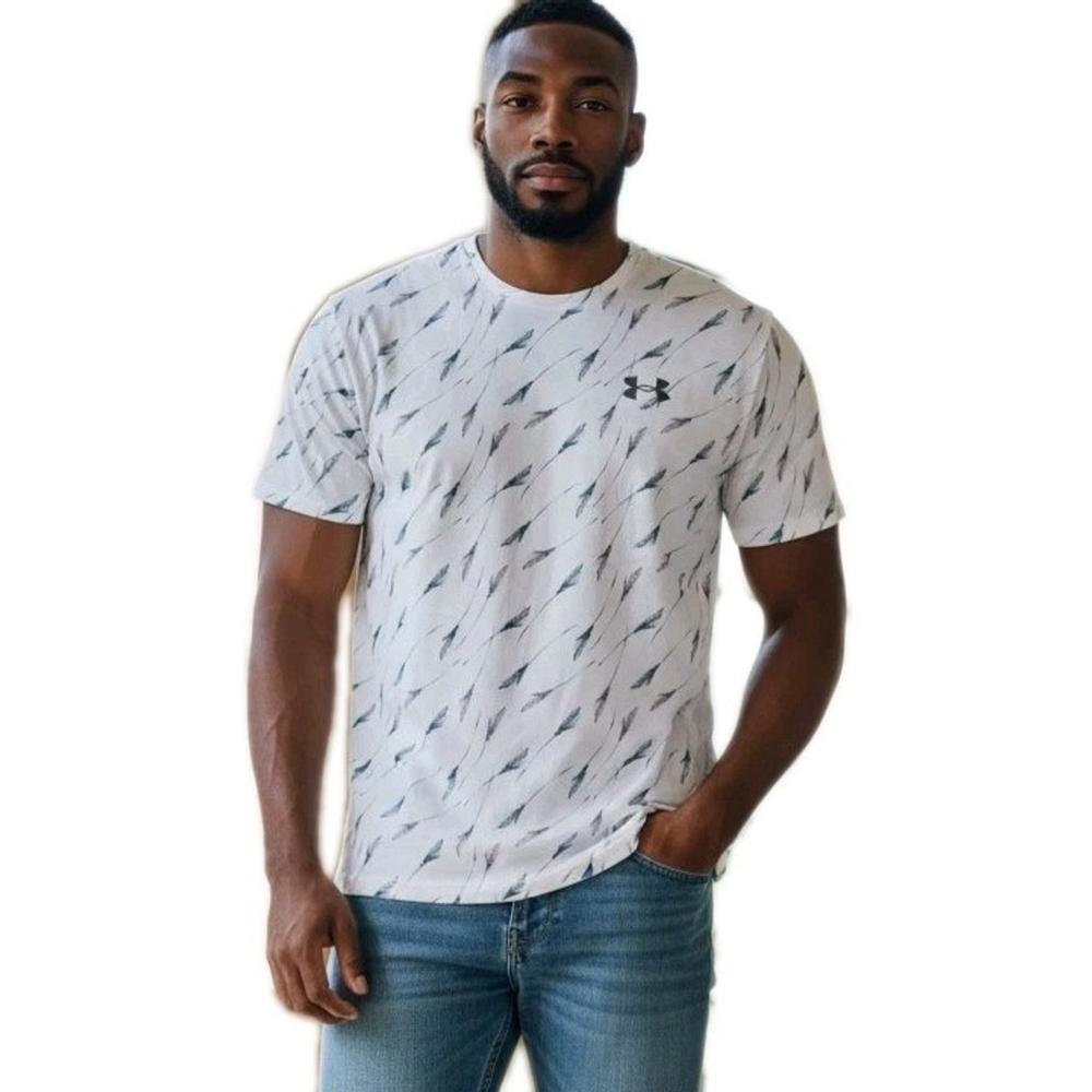 Under Armour Men's Heatgear Floral Compression Athletic T-shirt Size Small